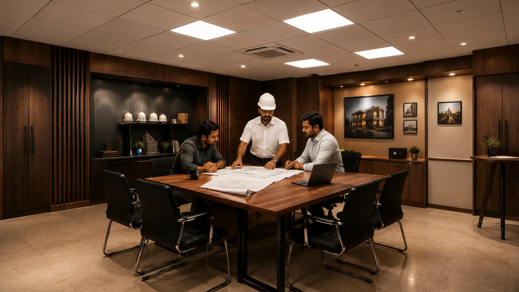 Bhoomi Constructions Infrastructure Setup - Equipped for Excellence