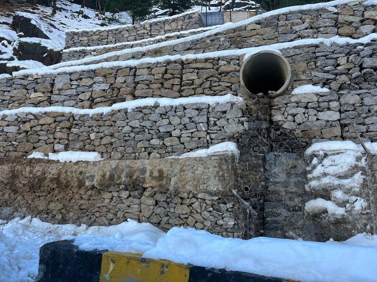 Retaining Wall Construction Site - Bhoomi Constructions Civil Engineering Work