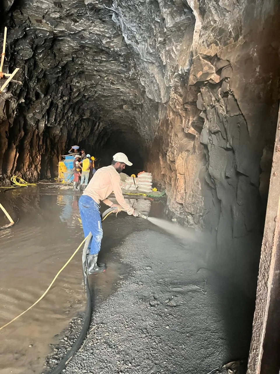 Rock Anchoring Work on a Rock Face - Geotechnical Service by Bhoomi Constructions