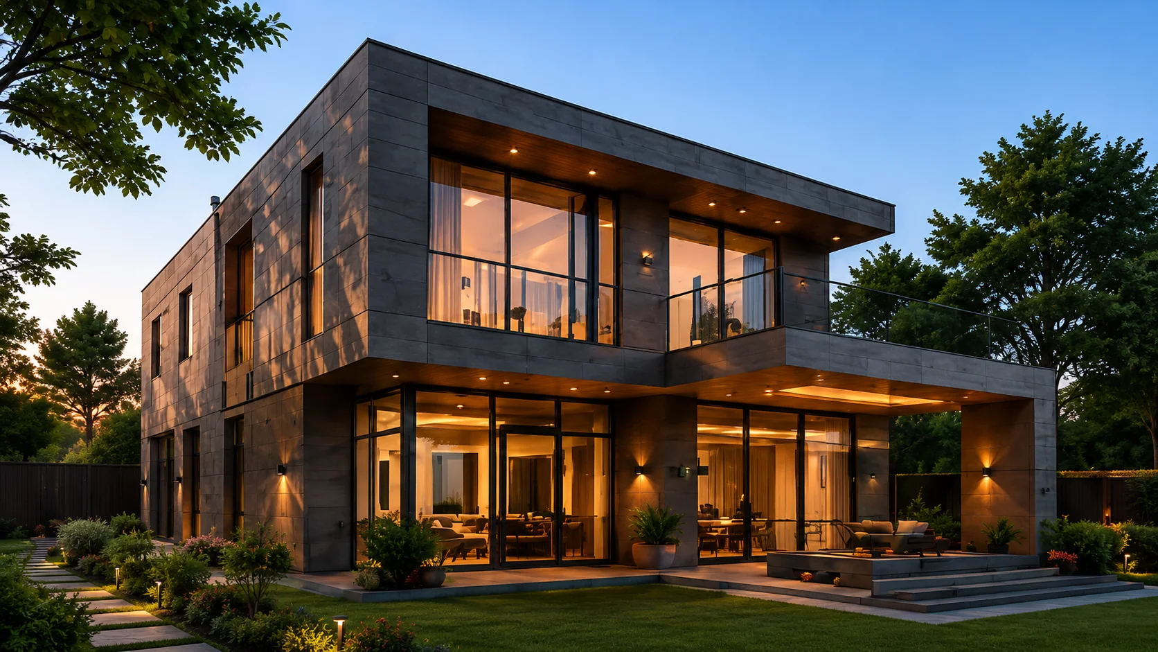 Modern bungalow construction